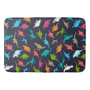 Niedlich-Moderne bunte Fun Dinosaurier Kindermuste Badematte