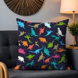 Niedlich-Moderne bunte Fun Dinosaurier Kindermuste Kissen<br><div class="desc">Dieses moderne Design zeichnet sich durch ein niedliches,  farbiges Dinosaurier-Muster #Zuhause #decor #homedecor #pillows #throwpillows #cushions #bedroom #interiors #interiordesign #design #style #stylish #fashion #modische #trendy #cool #gift #gift #gifts #kids #kids #kids #kids #boysbedroom #boys #dinosaur #niedlich #prehistorische #prehistorisches #Dekoration</div>