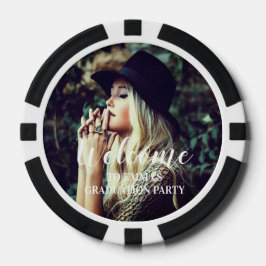 Niedlich-Moderne Foto Graduation Party Pokerchips