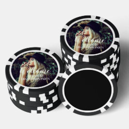 Niedlich-Moderne Foto Graduation Party Pokerchips