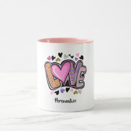 Niedlich Moderne Künstlerische LIEBE - Valentinsta Tasse
