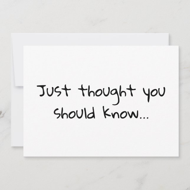 Niedlich-Moderne Minimalistische Schwangerschaftsa Ankündigung (Vorderseite)