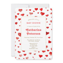 Niedlich Moderne Wasserfarbenrotes Herz