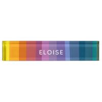 Niedlich Modernes Abstraktes Rainbow Stripes Art