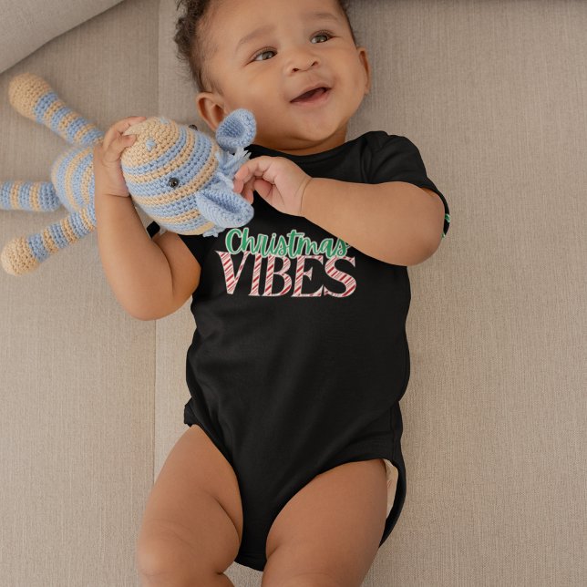 Niedlich Modernes Candy Cane Weihnachtsbaby Baby Strampler (Von Creator hochgeladen)