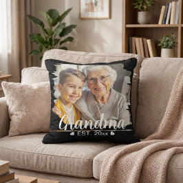 Niedlich Modernes Elegantes Oma Personalisiertes F Kissen