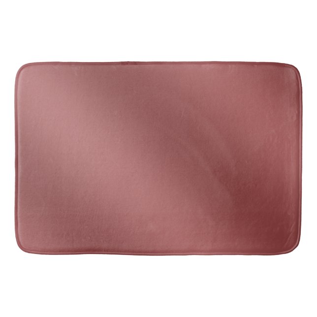 Niedlich Modernes Farbverlauf mit roter Farbe Badematte (Vorderseite)
