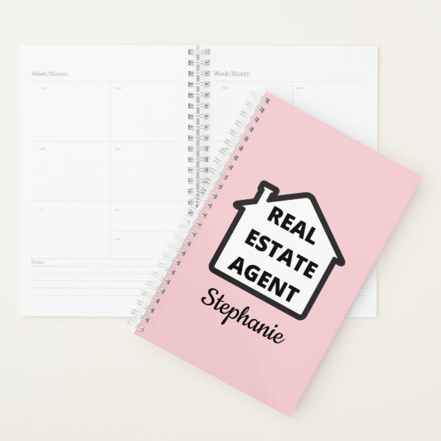 Niedlich Modernes Rosa Real Anwesen Agent Planer (Anzeige)