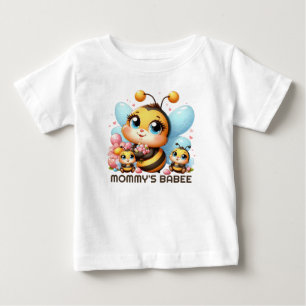 Niedlich Mommy's Babee anpassbar Baby T-shirt