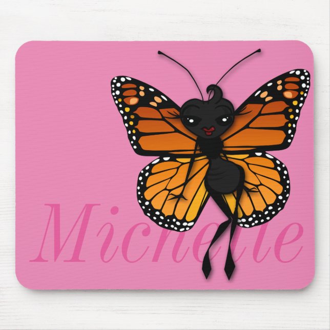 NIEDLICH MONARCH BUTTERFLY LADY HORIZONTAL MAUSPAD (Vorne)