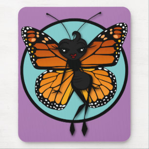 NIEDLICH MONARCH BUTTERFLY LADY VERTICAL MOUSE PAD MOUSEPAD
