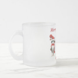 Niedlich Monogram Frohe Weihnachts Cat Tasse