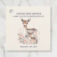 Niedlich Mother Baby Deer Baby Girl Dusche