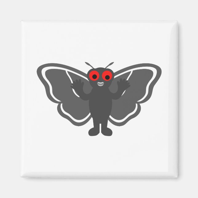 Niedlich Mothman Magnet (Vorne)