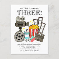 Niedlich Movie Night Cinema Party Kindergeburtstag