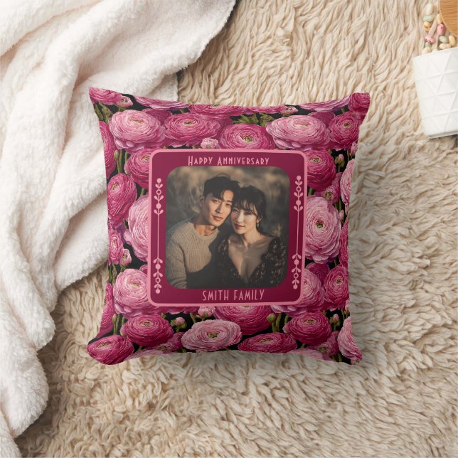 Niedlich Mr. und Mrs. Vow Renewal Throw Pillow Kissen (Decke)