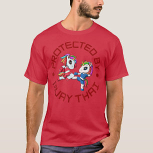 Niedlich Muay Thai Unicorns - Funny Muay Thai T - T-Shirt