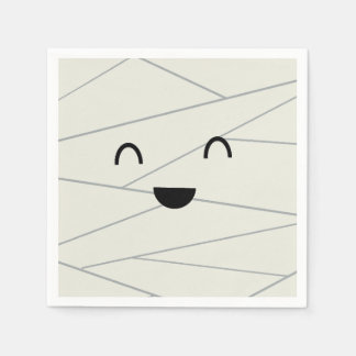 Niedlich Mummy Halloween Serviette