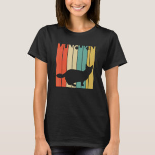 Niedlich Munchkin Cat T-Shirt