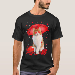 Niedlich Munchkin Dog Valentine Schirmherz Kitten T-Shirt
