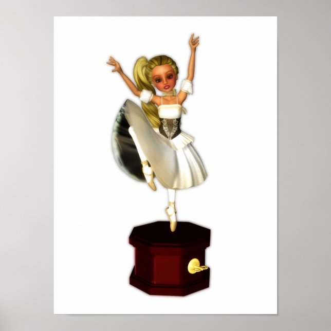 Niedlich Music Box Dancer Poster (Vorne)