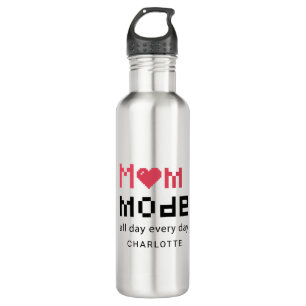 Niedlich Mütter Tag Funny Gag Mamas Personalisiert Edelstahlflasche