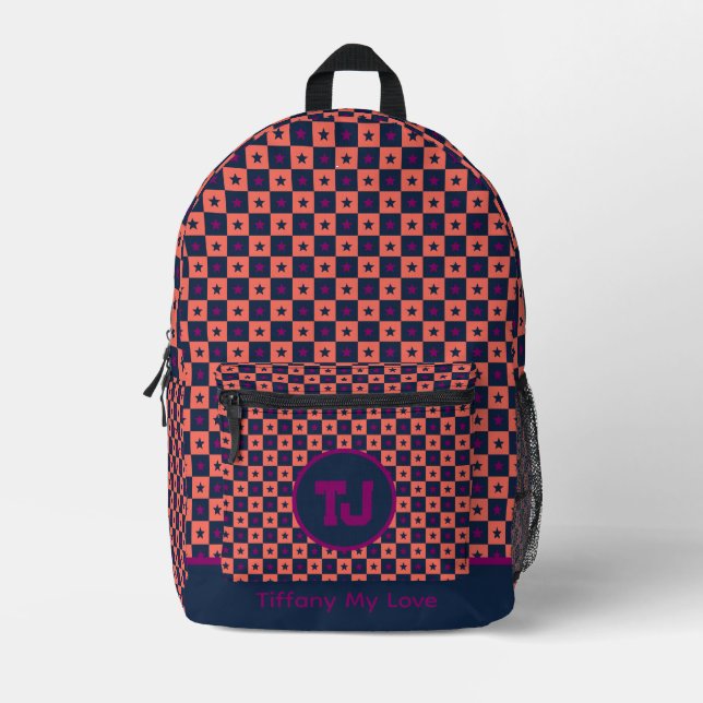 Niedlich Name High School Rucksack für sie (Vorderseite)