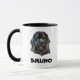 Niedlich Name Monogram Newfundland Dog Tasse