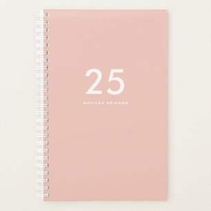 Niedlich Name Pink School Planer