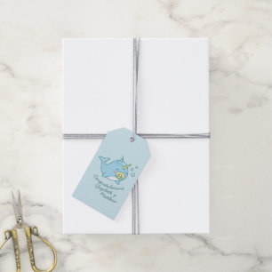 Niedlich Narwhal Baby Shower Kawaii Geschenkanhänger