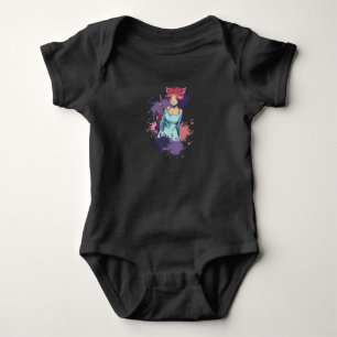 Niedlich Neko Girl - Cherry Cat Girl Baby Strampler