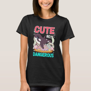 Niedlich Nicht Gefährlich Lustiger Wal Humor Niedl T-Shirt