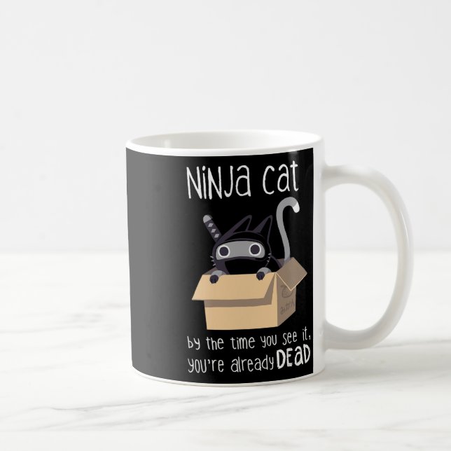 Niedlich Ninja Cat Kaffeetasse (Rechts)