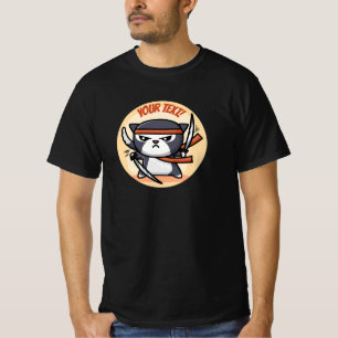 Niedlich Ninja Cat T-Shirt