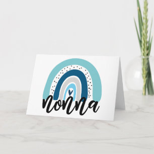 Niedlich Nonna Rainbow Karte