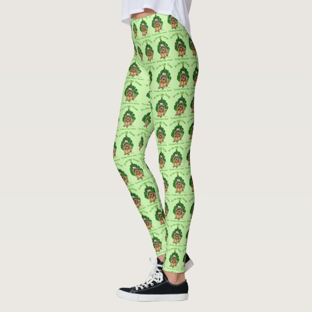 Niedlich Norwich Terrier Christmas Leggings (Links)