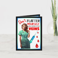 Niedlich Nostalgische Krankenschwester Pinup Flatt