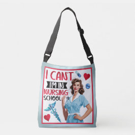 Niedlich Nostalgische Krankenschwester Pinup_ Ich Tragetaschen Mit Langen Trägern
