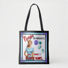 Niedlich Nostalgische Krankenschwester Pinup im Ga