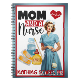 Niedlich Nostalgische Krankenschwester Pinup Mama Notizblock