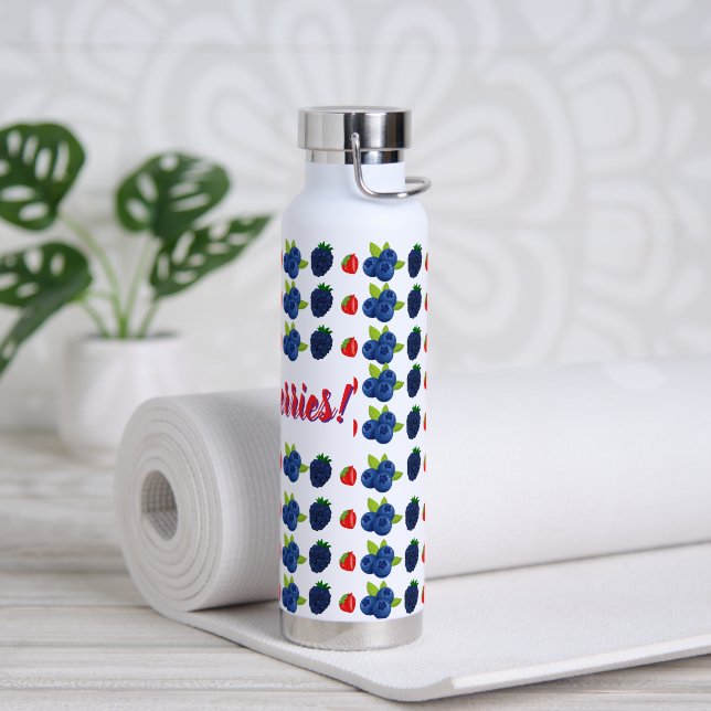 Niedlich Nur Beeren Wasserflasche Trinkflasche (Yoga)