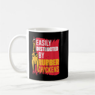 Niedlich nur ein Mädchen, das Lieben Hühner Ziegen Kaffeetasse