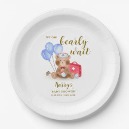 Niedlich Nurse Doctor Teddy Bear Balloon Babydusch Pappteller