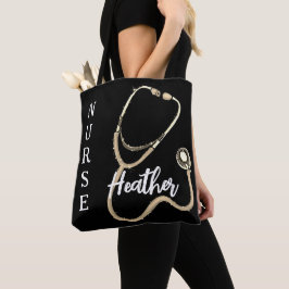 Niedlich Nurse Gold Stethoscope Black Minimalistis