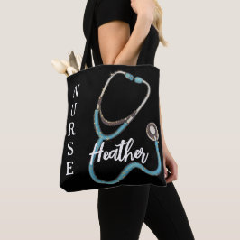 Niedlich Nurse Stethoscope Aquamarin Black Minimal