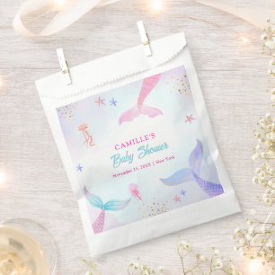 Niedlich Ocean Summer Meerjungfrau Schwanz Babydus Geschenktütchen