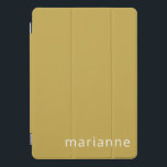 Niedlich Ochre Solid Color Personalisierter Name iPad Pro Cover<br><div class="desc">Niedlich Ochre Solid Color Personalisierter Name iPad Pro Cover</div>