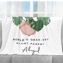 Niedlich Okay Pflanze Eltern Personalisiert