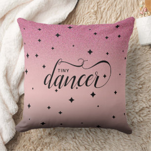 Niedlich Ombre Pink Glitzer Starry Tiny Dancer Kissen