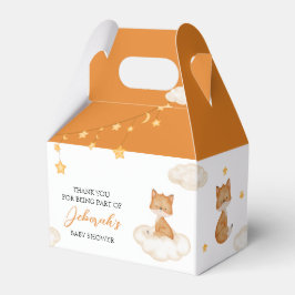 Niedlich Orange Fox Baby Showbox Geschenkschachtel